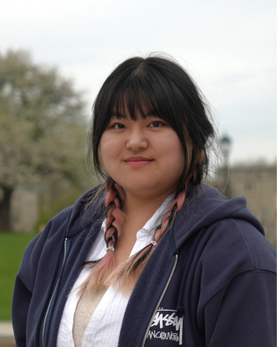 Student smiling